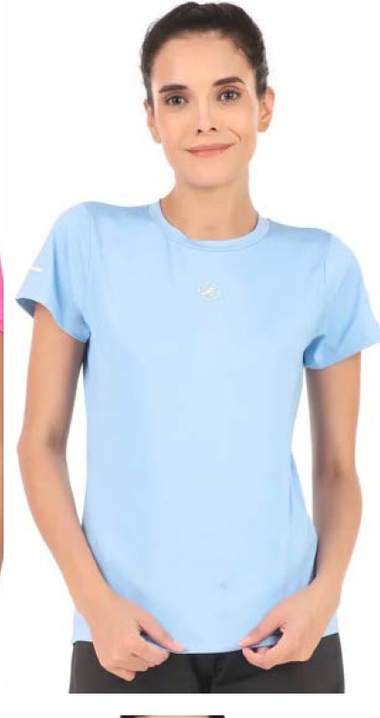Light blue running tee