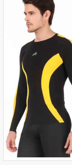 Compression long-sleeve top