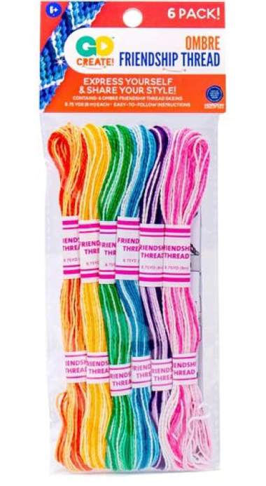 Ombre friendship thread multipack